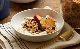 Cherry and Coconut Granola with Yogurt