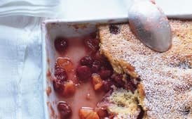 Cherry-Apricot Cobbler