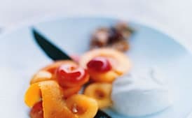 Cherry-Apricot Yogurt Sundaes