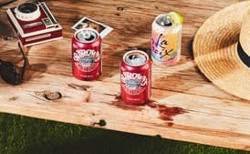 Cherry-Bourbon Soda Can Cocktail
