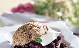 Cherry-Chocolate Shortcakes with Kirsch Whipped Cream
