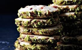 Cherry Pistachio Slice-and-Bake Cookies