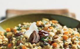 Chestnut Risotto with Butternut Squash