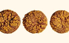 Chewy Ginger-Rye Cookies