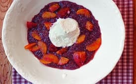 Chia Seed Porridge with Orange & Yogurt