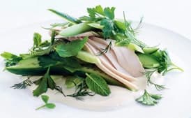 Chicken and Cucumber Salad with Yogurt Dressing