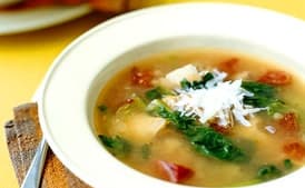 Chicken and Escarole Soup with Fennel