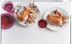 Chicken and Parsnip "Fries" with Spicy Vinegar