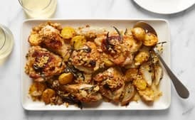 Chicken and Potato Gratin With Brown Butter Cream