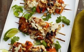 Chicken-Apricot Skewers