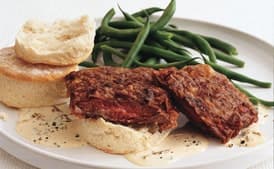 Chicken-Fried Skirt Steak with Country Gravy