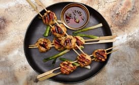 Chicken Meatballs with Ginger and Miso