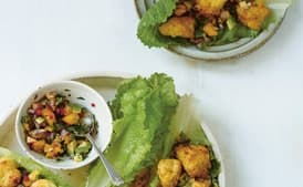 Chicken Nuggets with Mango and Avocado Salsa