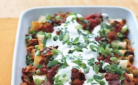 Chicken Picadillo Enchiladas