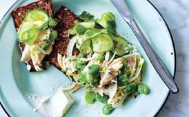 Chicken Salad with Crème Fraîche and Rye