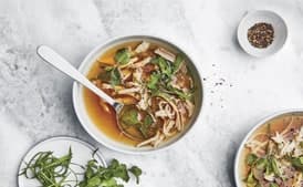 Chicken Soup with Caramelized Ginger