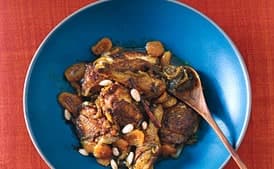 Chicken Tagine with Apricots and Almonds
