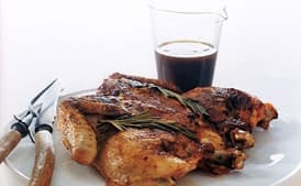 Chicken with Black-Pepper Maple Sauce