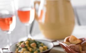 Chickpeas with Spinach