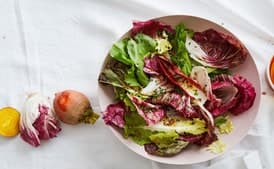 Chicory Salad with Honey-Mustard Vinaigrette