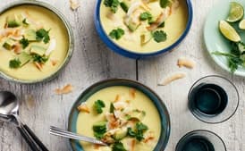 Chilled Coconut Corn Soup