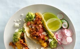 Chipotle Chicken Tacos with Potatoes and Guacamole