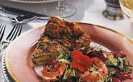 Chive and Brie Strata