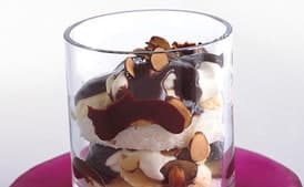 Chocolate, Almond, and Banana Parfaits