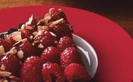 Chocolate, Almond, and Raspberry Tart