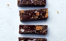 Chocolate Fudge with Bourbon Sugar