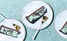 Chocolate Grasshopper Ice Cream Tart