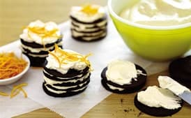 Chocolate-Orange Cookie Stacks