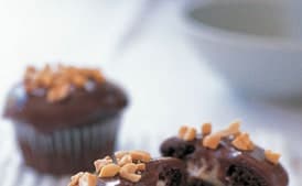 Chocolate Peanut Butter MousseFilled Cupcakes
