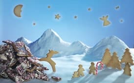 Chocolate Peppermint Bark Cookies