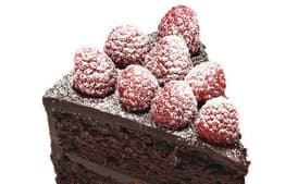 Chocolate Raspberry Layer Cake