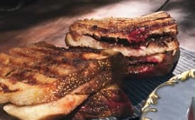 Chocolate-Raspberry Panini with Mascarpone