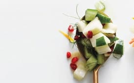 Chopped Cucumber, Pear, and Fennel Salad