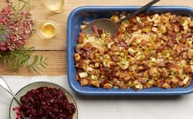 Cider, Bacon, and Golden Raisin Stuffing
