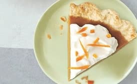 Citrus Pumpkin Pie With Grand Marnier Cream