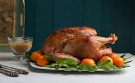 Citrus-Sage Roast Turkey with Gravy: Large Crowd
