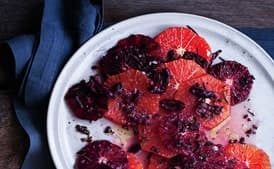 Citrus Salad with Fried Rosemary and Olives
