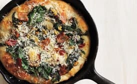 Clam, Chard, and Bacon Pizza