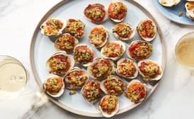 Clams Casino with Bacon and Bell Pepper