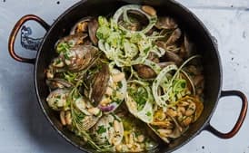 Clams in White Bean Sauce