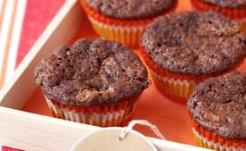 Cocoa-Carrot Cupcakes with White Chocolate Chips