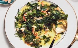 Coconut Creamed Greens