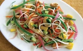 Coconut-Mango Rice Noodle Salad