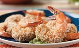 Coconut Shrimp with Pineapple Herb Dipping Sauce