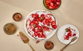 Coconut-Strawberry Ice Cream Pie