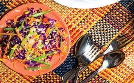 Coconut-Vegetable Slaw